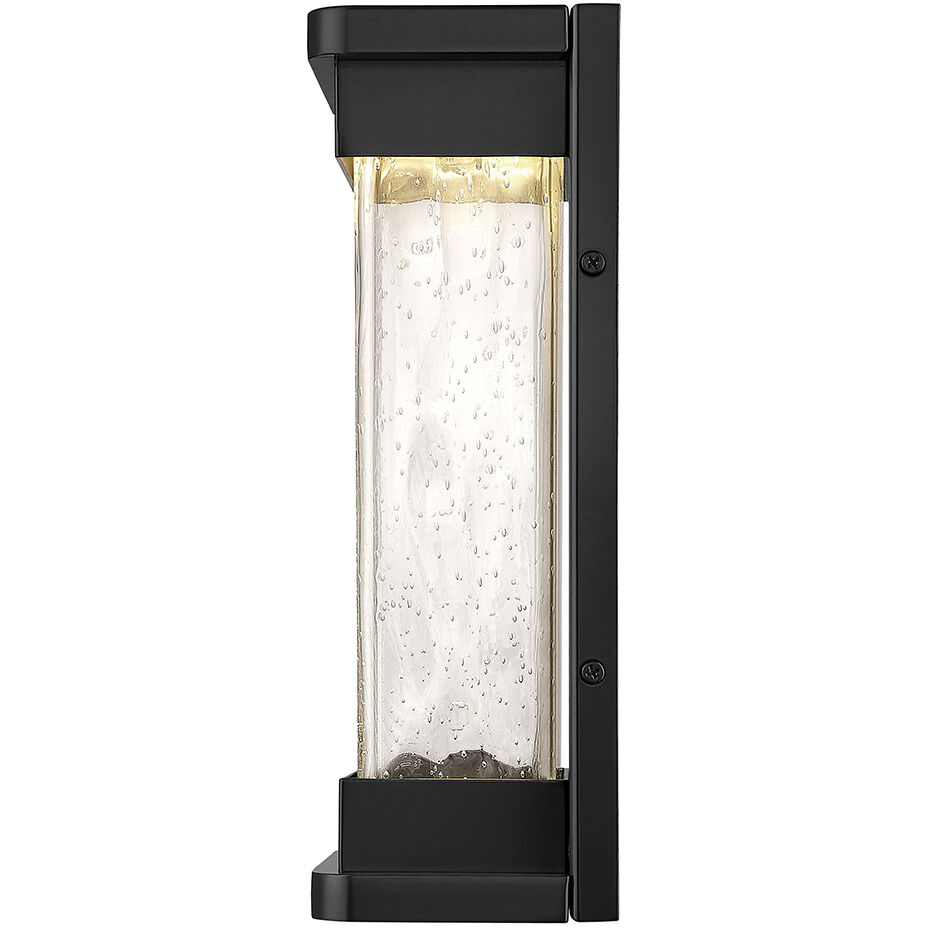 Ederle LED 12.01 inch Powder Coated Black Outdoor Wall Sconce
